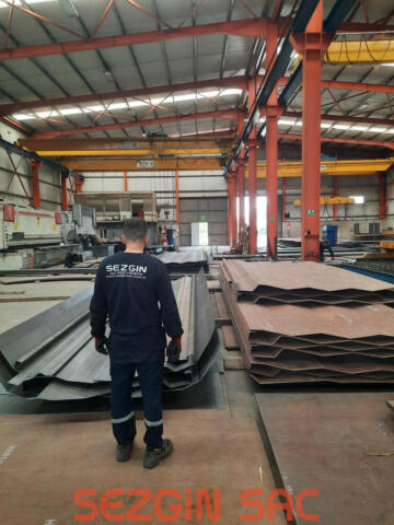 5mm Hardox 450 Hurda Kazanı Lambiri Büküm